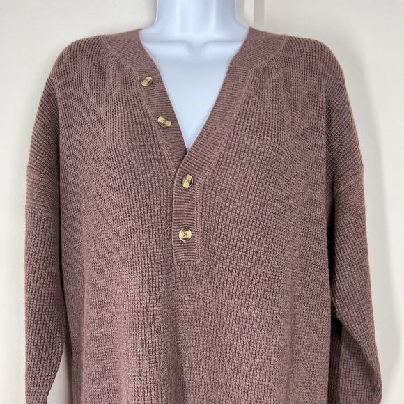 Prana Milani Henley Dress Clove M Organic Sustainable - Picture 4 of 16